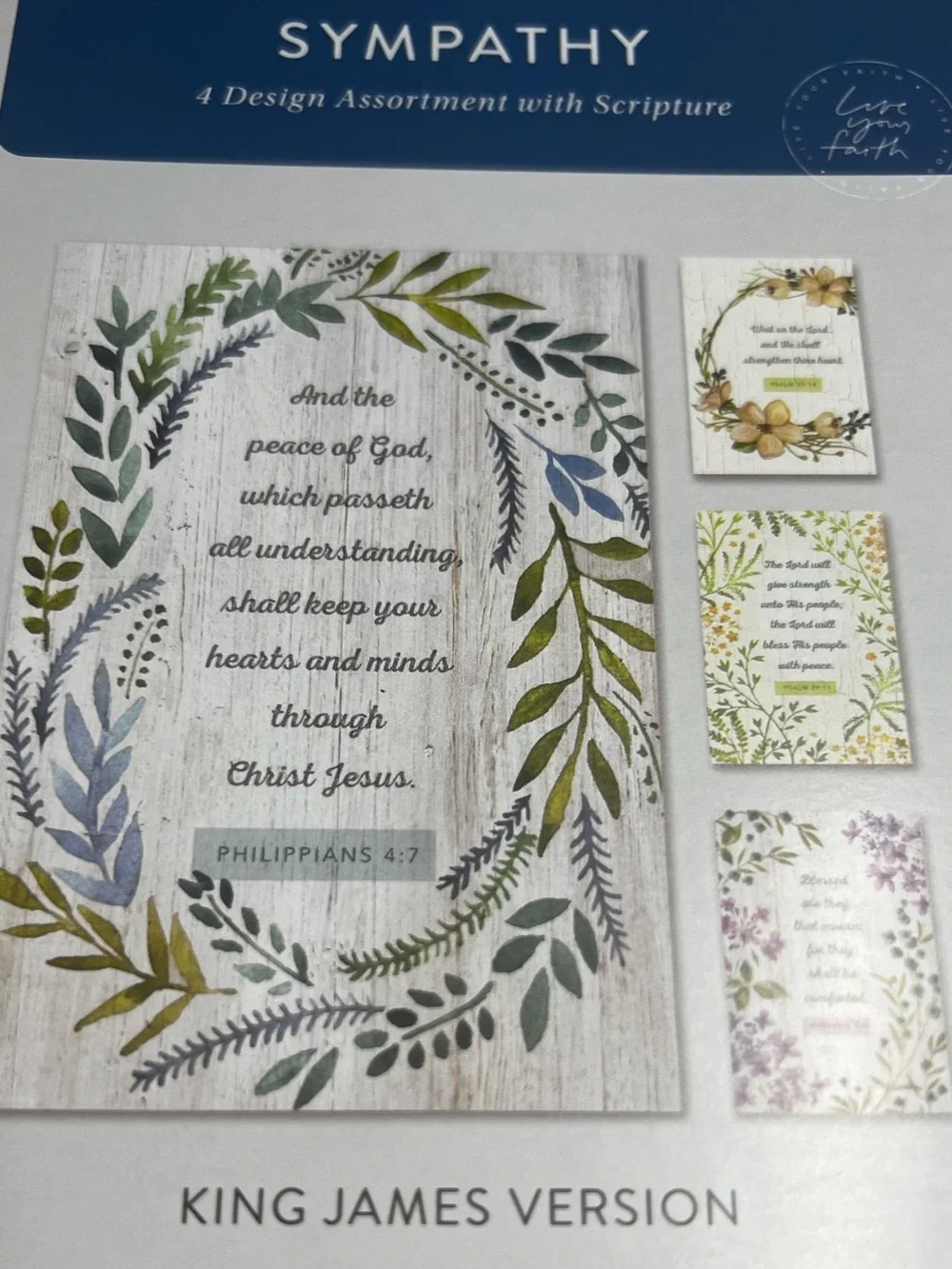 DaySpring Sympathy Card Assortment - 12 cards - NEW